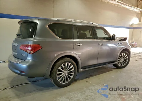2017 Infiniti Qx80 Base z USA, uszkodzony, nr VIN JN8AZ2NF5H9643670